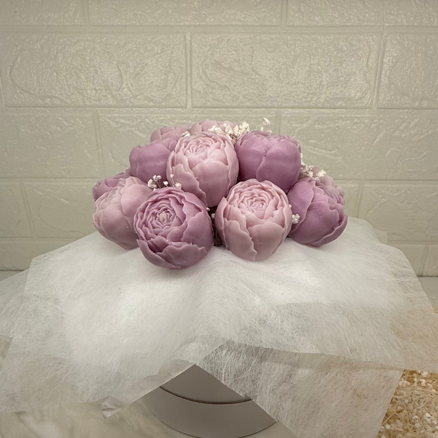 Peony Bouquet violett | Pfingstrosenstrauß