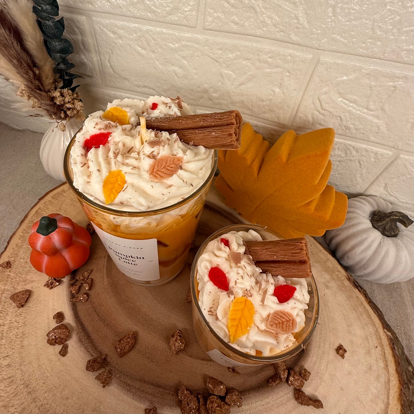 Pumpkin Spice Latte | Getränke Kerze