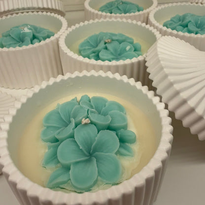 Blumen Kerze | B-Ware