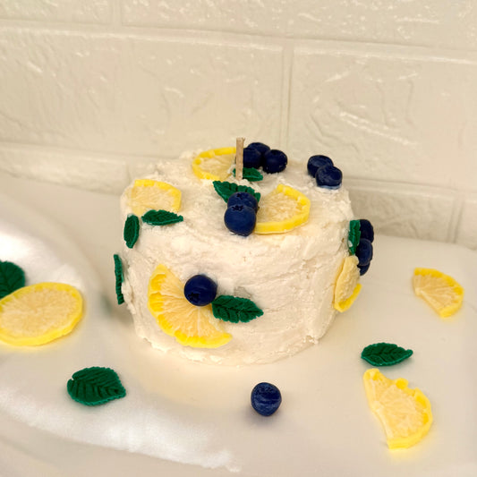 Lemon cake | Zitronenkuchen Kerze
