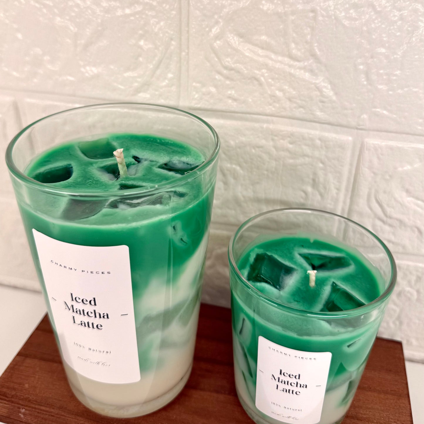 Ice Matcha Latte | Getränkekerze