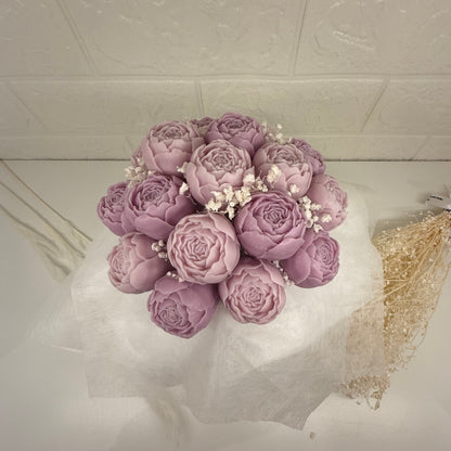 Peony Bouquet violett | Pfingstrosenstrauß