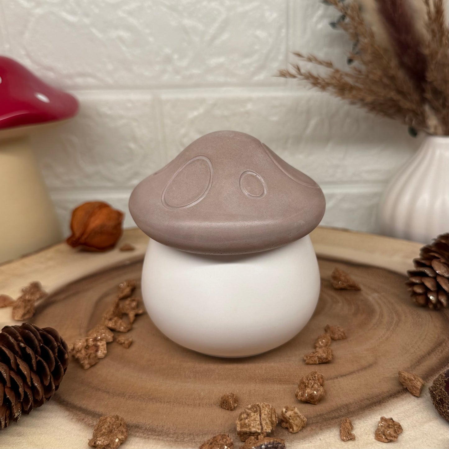 Mushroom Candle | Pilz Kerze | B-Ware