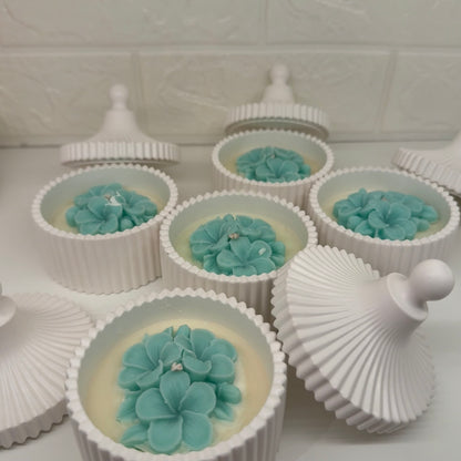 Blumen Kerze | B-Ware