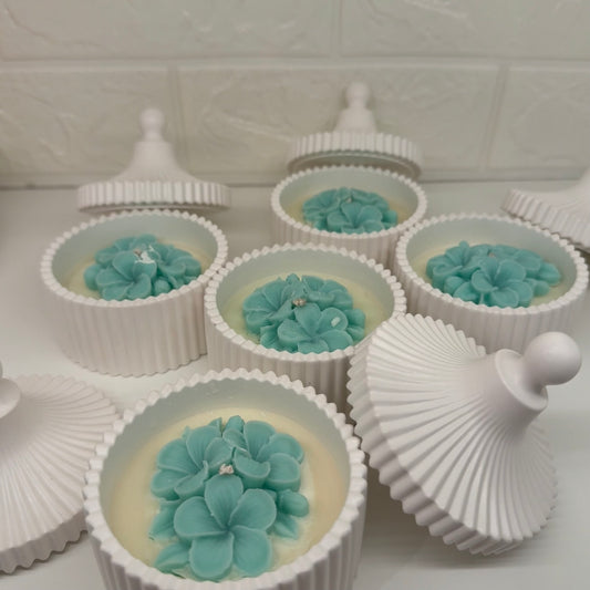 Blumen Kerze | B-Ware