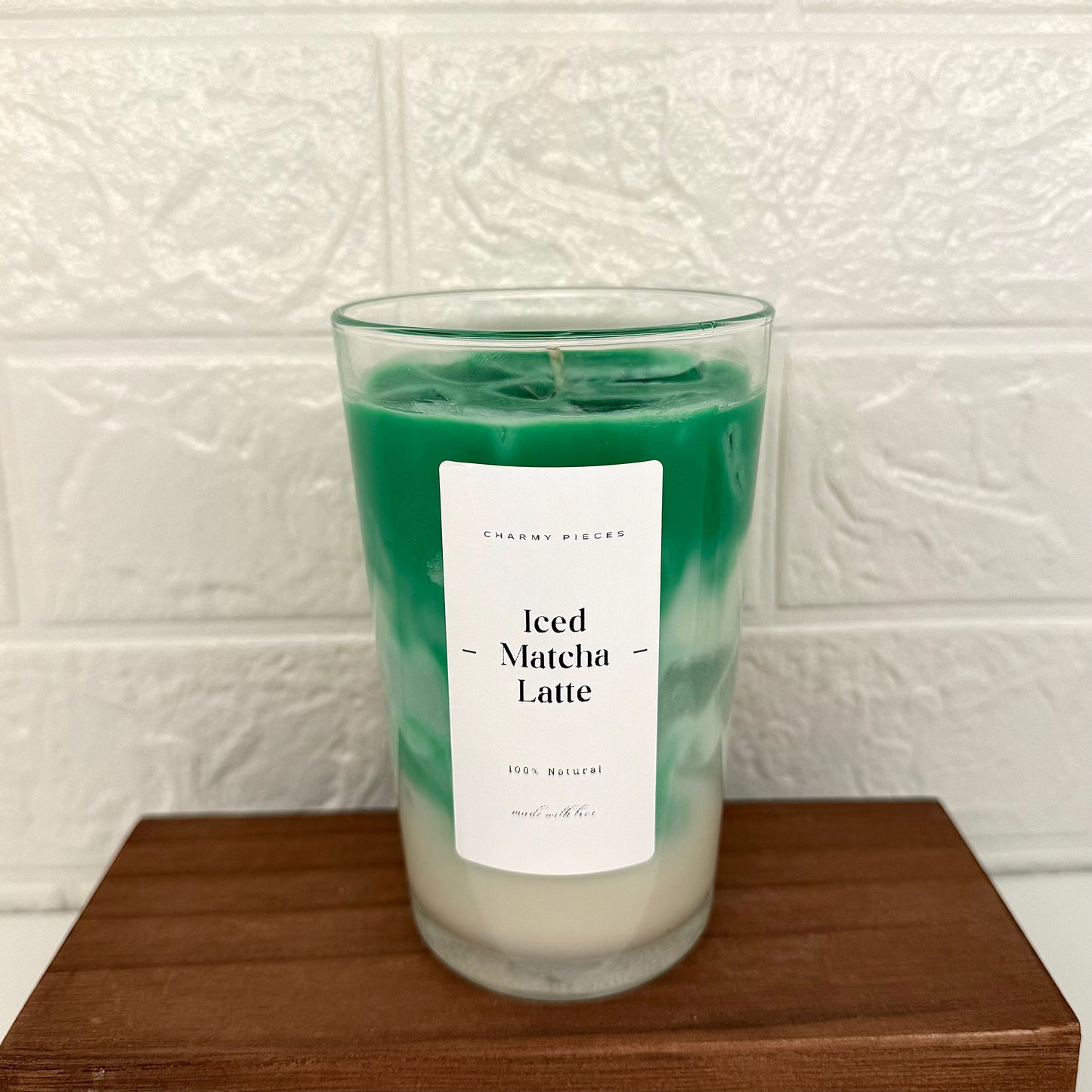 Ice Matcha Latte | Getränkekerze