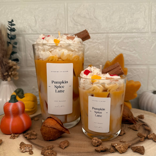 Pumpkin Spice Latte | Getränke Kerze