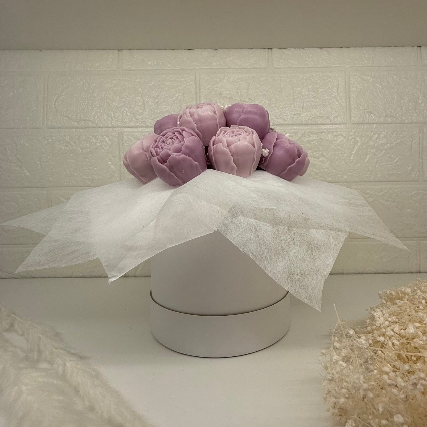 Peony Bouquet violett | Pfingstrosenstrauß