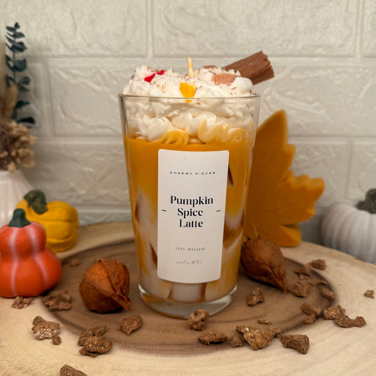 Pumpkin Spice Latte | Getränke Kerze