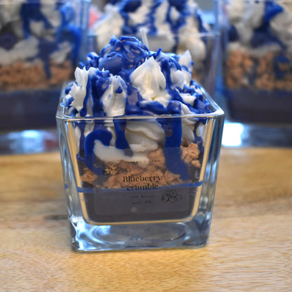 Blueberry crumble | Dessertkerze