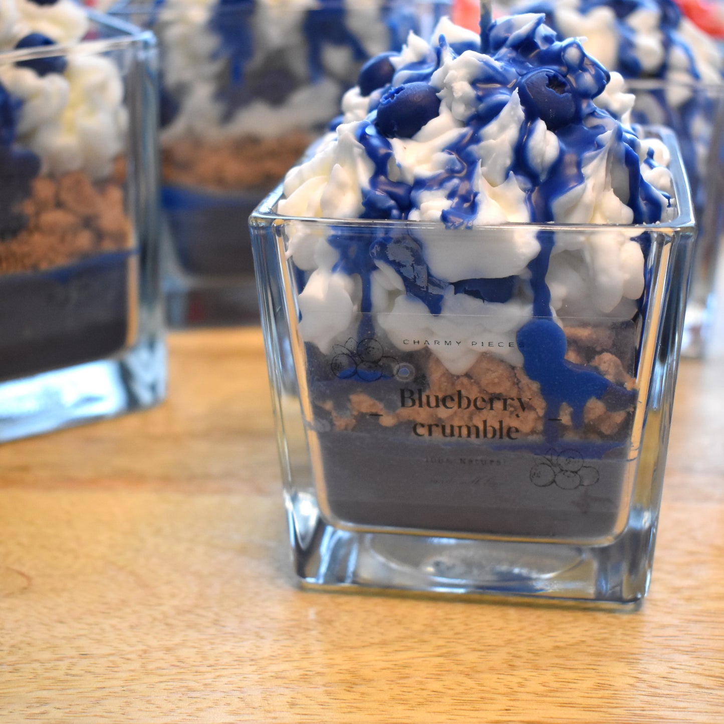 Blueberry crumble | Dessertkerze