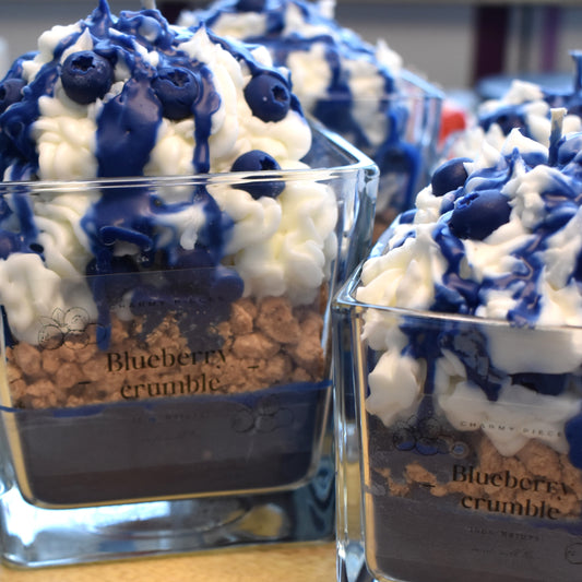 Blueberry crumble | Dessertkerze