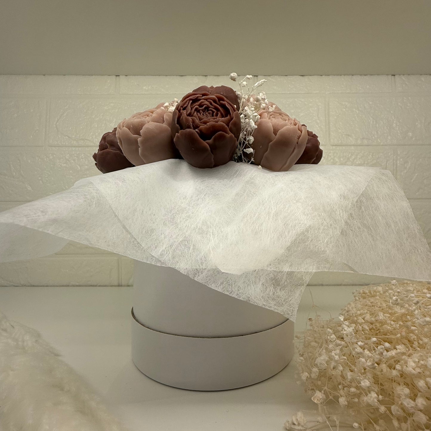 Peony Bouquet beige | Pfingstrosenstrauß