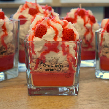 Strawberry crumble