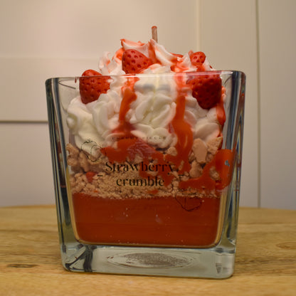 Strawberry crumble