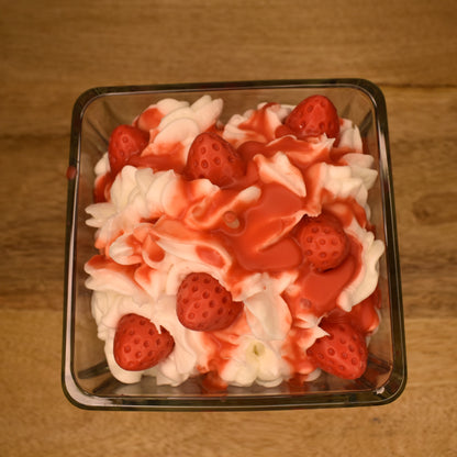 Strawberry crumble