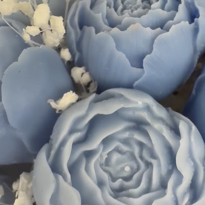 Peony Bouquet blue | Pfingstrosenstrauß